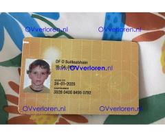 Ov card found - The Hague