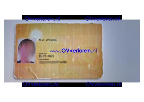 OV Kaart gevonden - Westdijk