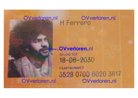 OV chipkaart gevonden vlakbij station Utrecht Overvecht
