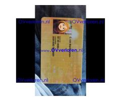 OV chipkaart gevonden Bekkerstraat Utrecht