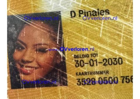 Ov kaart chipkaart gevonden