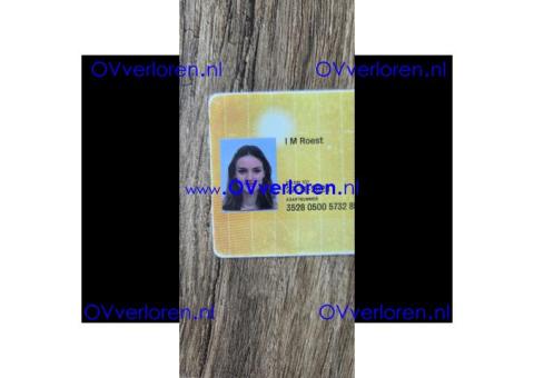 Ov chipkaart gevonden