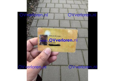 Found ov-chipkart with name FCM van der Linden