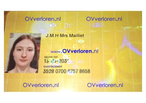 ov-chipkaart gevonden