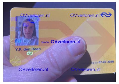 Gevonden ov chipkaart