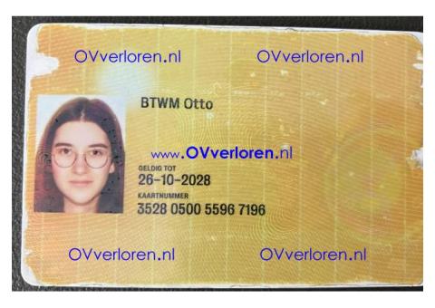 Gevonden chipkaart BTWM Otto