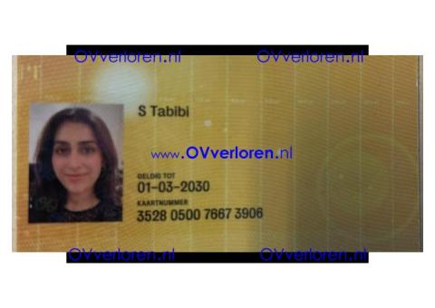 Ov chip kaart gevonden Maastricht