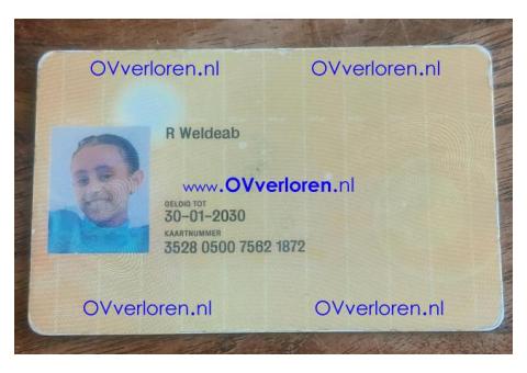 OV-kaart gevonden R Weldeab