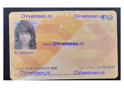 Kaart gevonden in Almere
