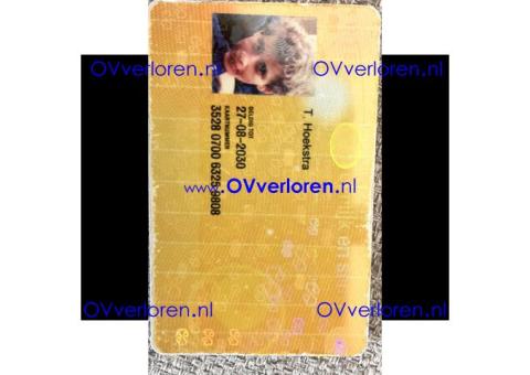 OV kaart gevonden