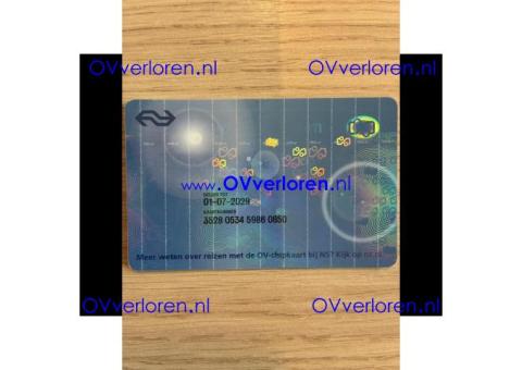 OV Kaart gevonden 3528053459860850