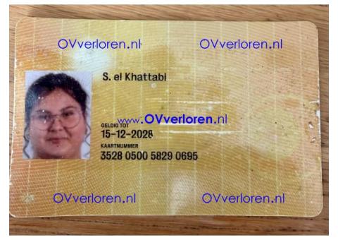Ov kaart gevonden