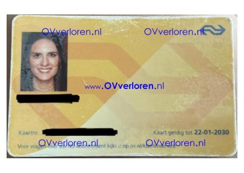 OV chipkaart gevonden