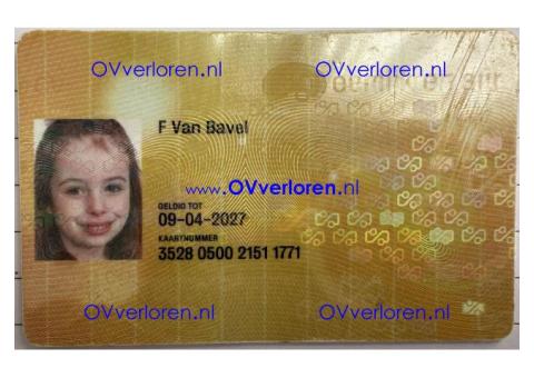 ov-chipkaart F Van Bavel
