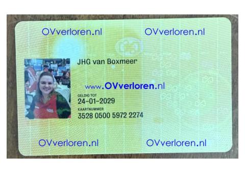 OV chipkaart gevonden