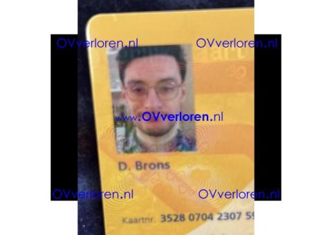OV chipkaart Westerpark Amsterdam