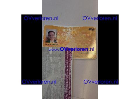 Gevonden ov chipkaart