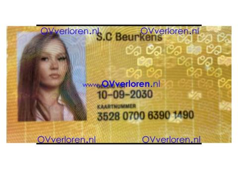 Verloren OV-Chipcard