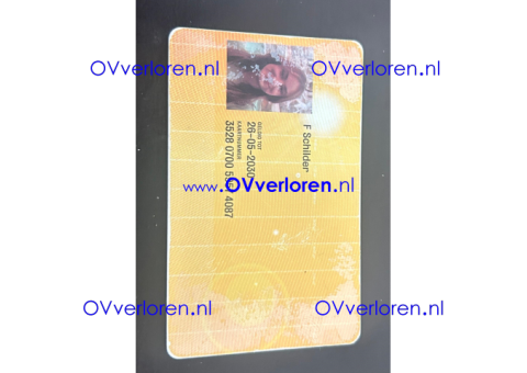 OV Chipkaart van F. Schilder