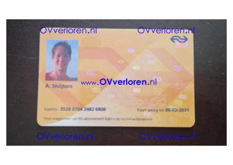 OV Pas gevonden - Dirksland