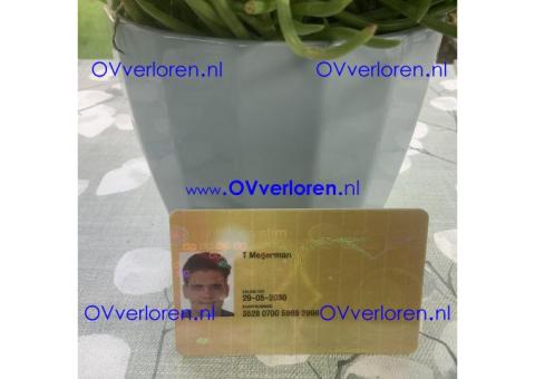 Ov kaart T. Meijerman