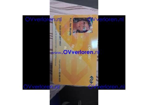 A.C. ten Wolde in Heerlen station