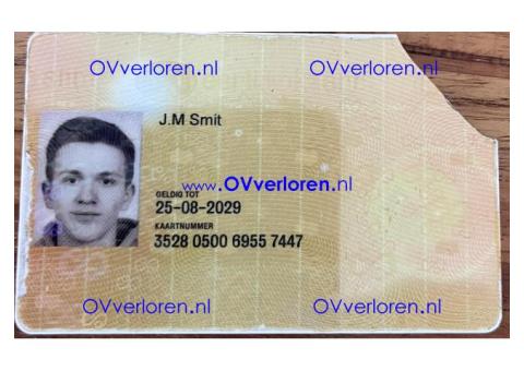 OV chipkaart persoonlijk