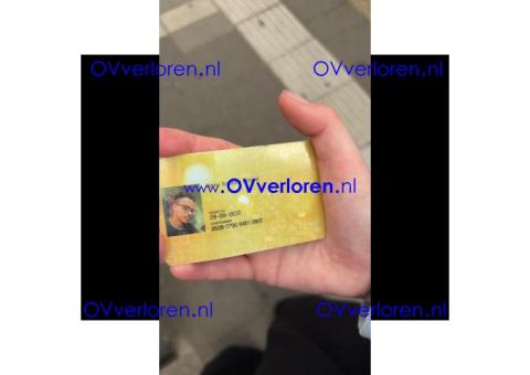 Ov-kaart gevonden Rotterdam Middelland