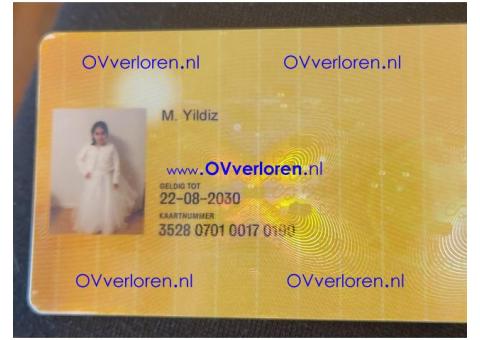 Gevonden OV M. Yildiz