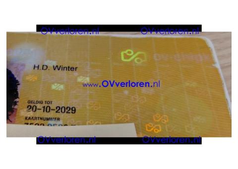 OV-Chipkaart H.D. Winter