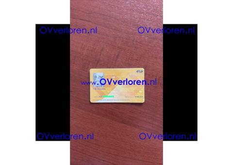 OV-chipkaart F.M. Aboudou