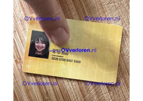 OV chipkaart gevonden