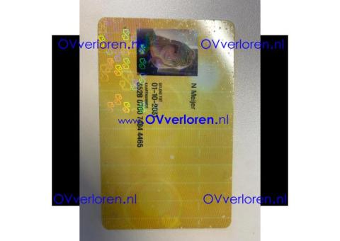 OV Chipkaart gevonden