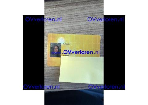 OV chipkaart gevonden